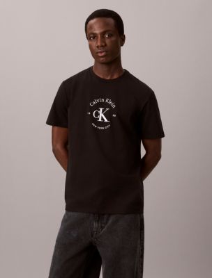 Varsity Crest Logo Graphic Tee, Black