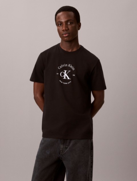 Мужские футболки Calvin Klein Varsity Crest Logo Graphic Tee