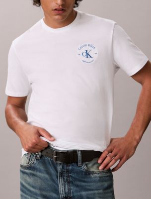 Мужские футболки Calvin Klein Varsity Crest Logo Classic Tee — фото 4