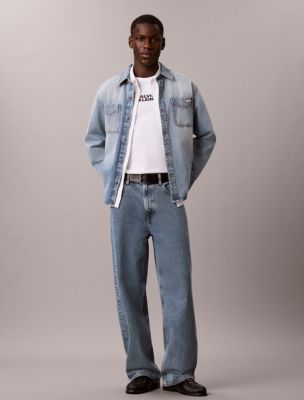Мужские футболки All Caps Calvin Klein Logo, цвет: Яркий белый — фото 2