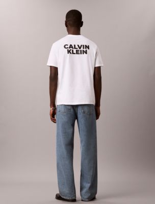 Мужские футболки All Caps Calvin Klein Logo, цвет: Яркий белый — фото 6