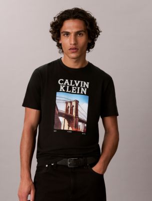 Brooklyn Bridge Logo Graphic Tee, Black