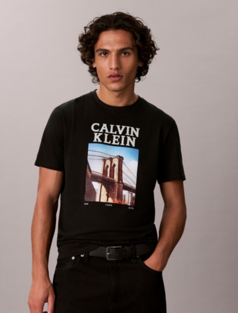 Мужские футболки Calvin Klein Brooklyn Bridge Logo Graphic Tee