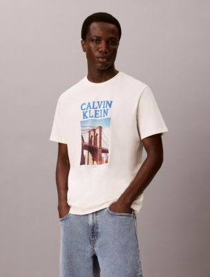 Brooklyn Bridge Logo Graphic Tee, Tofu