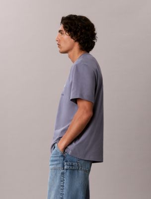 Мужские футболки Calvin Klein Distressed Monologo Graphic Tee — фото 4