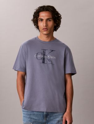 Distressed Monologo Graphic Tee, Grisaille