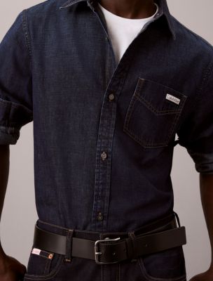 Мужские рубашки Calvin Klein Classic Denim Shirt — фото 2
