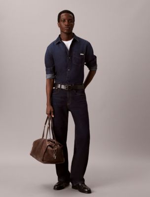 Мужские рубашки Calvin Klein Classic Denim Shirt — фото 3