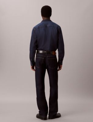 Мужские рубашки Calvin Klein Classic Denim Shirt — фото 5
