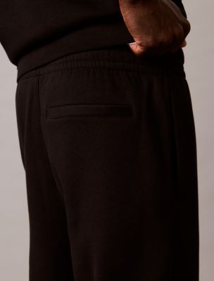 Мужские брюки Calvin Klein Fleece Standard Logo, цвет: Чёрный — фото 6