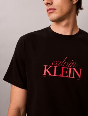 Мужская футболка Calvin Klein Graphic Logo, цвет: Чёрный — фото 2