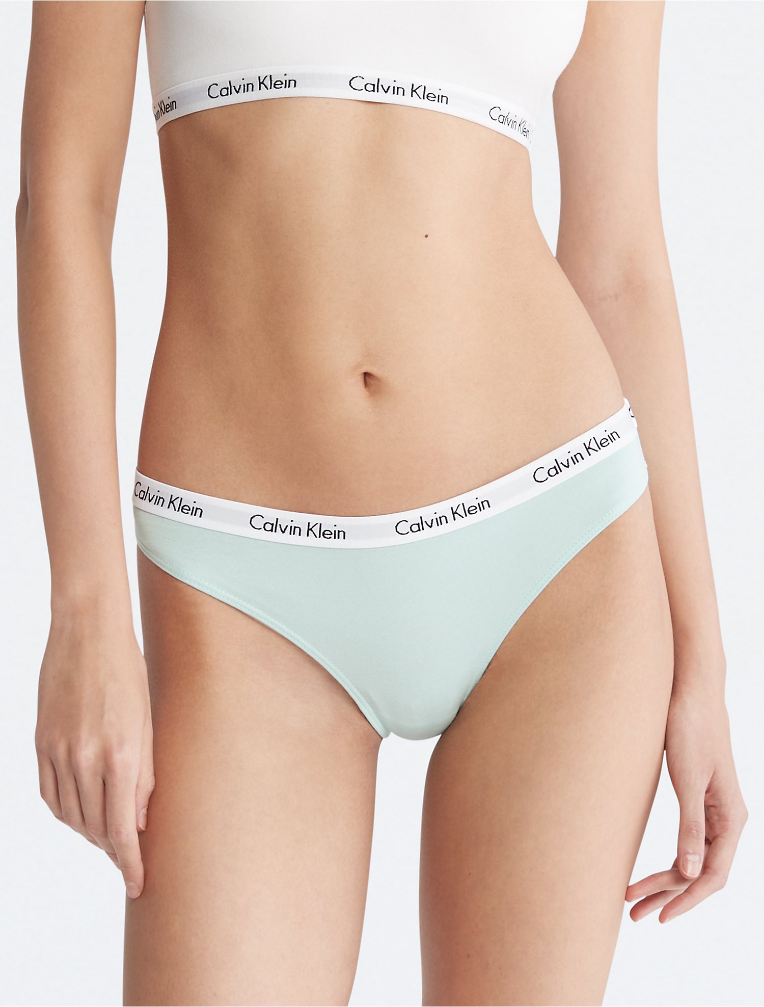 Carousel Logo Cotton Bikini | Calvin