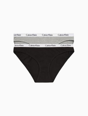 Carousel 2-Pack Bikini Bottom, Black/Grey