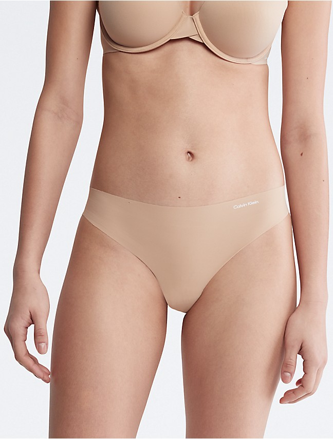 Calvin Klein Invisibles Hipster 3-Pack, S, Light Caramel 