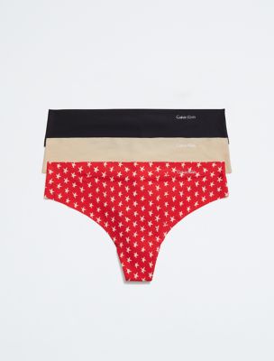 Invisibles 3-Pack Thong, Multi