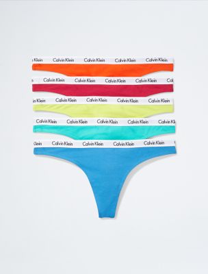 Logo Cotton Thong Panty