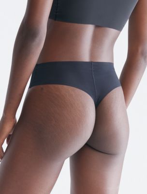 Calvin Klein Body High Waist Thong, Black M Black : : Fashion