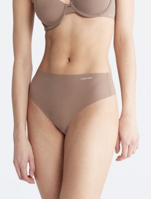 Invisibles High Rise Thong, Mauve Brown