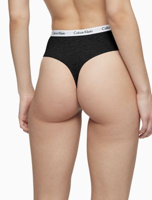  Calvin Klein Women's Carousel Logo Cotton Thong Panty