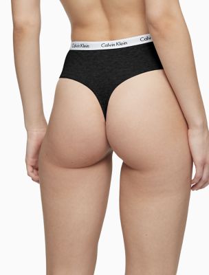 Calvin Klein Underwear BODY HIGH WAIST THONG - Thong - grey