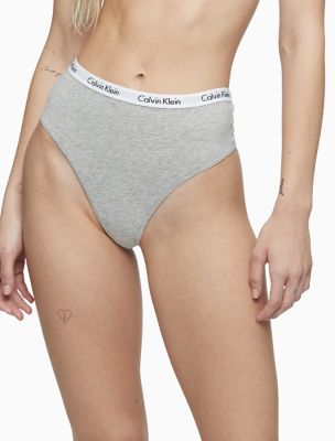 Carousel Logo Cotton High Waist Thong