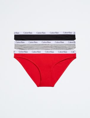 Calvin Klein Modern Logo 3-pack Bikini in Gray