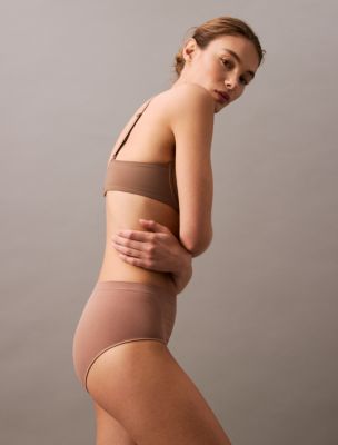 Thumbnail of Bonded Flex Seamless High Rise Brief, Dusty Tan