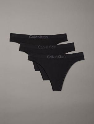 CALVIN KLEIN - Women's bralette and thong set - black - 000QF7453EUB1