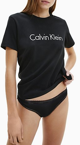 Calvin Klein Microfiber Lace Thong (various colors)