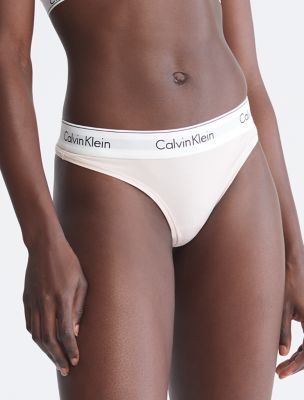 Calvin Klein Women's Cotton Bralette and Thongs Underwear Set in