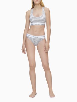 Icon Cotton Modal Bikini, Modern Stripe