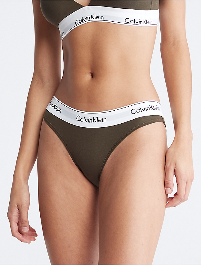 Calvin Klein Shoreline Blue Pure Seamless Thong Panties Underwear  QD3544-476