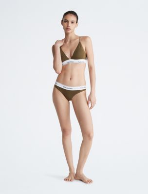 Modern Cotton Lightly Lined Triangle + Bikini