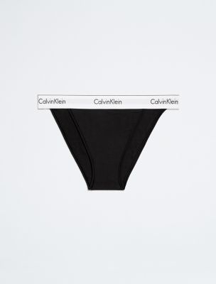 Calvin Klein Modern Structure Cotton High Leg Tanga Briefs for Women