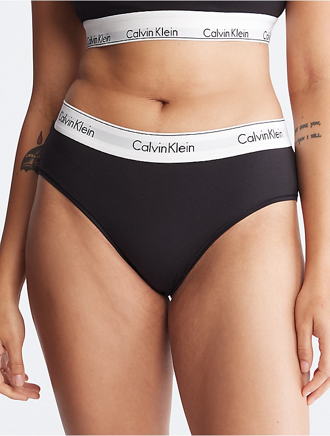 Calvin Klein Underwear Women's Modern Cotton Velvet Bikini Panties, Black,  X-Large : : Clothing, Shoes & Accessories