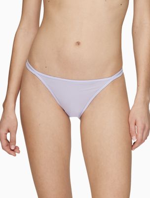 Sheer Marquisette High Leg Tanga, Vervian Lilac
