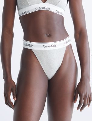 Calvin Klein Women's Thong THONG, Heather Grey (020) : :  Fashion