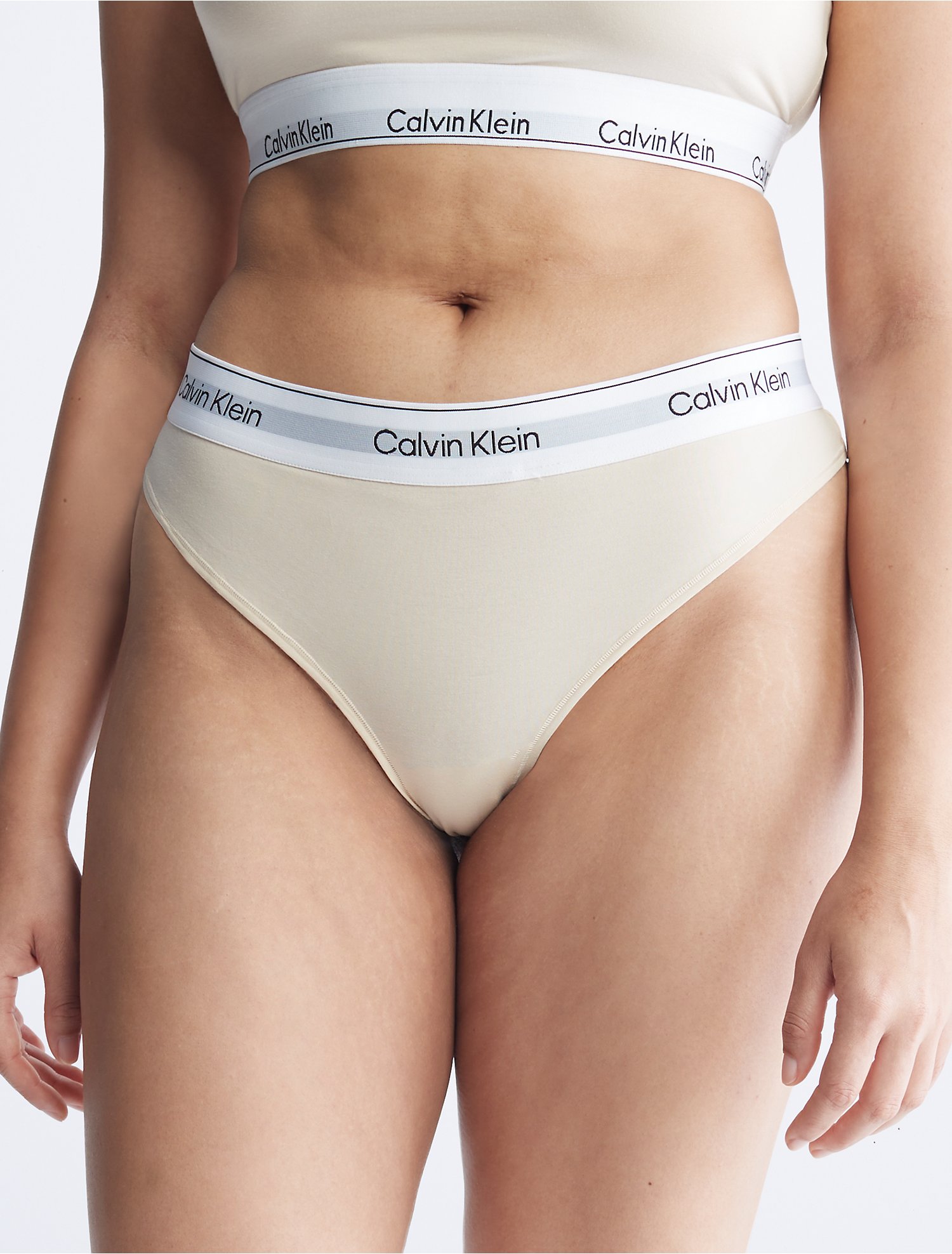 Modern Cotton Naturals Plus Thong | Calvin Klein® USA