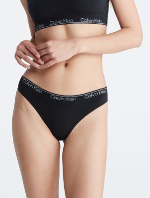 Calvin Klein Underwear THONG - Thong - black 