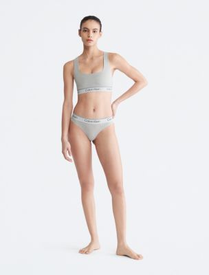 Calvin Klein Underwear UNLINED BRA SET - Thong - shoreline/bleached denim 