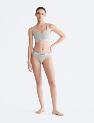 CALVIN KLEIN Unlined Bralette Bra - White