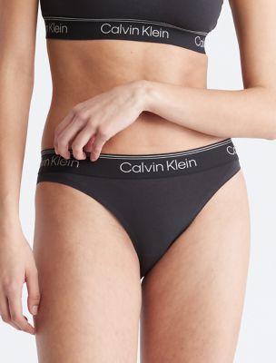 Calcinha Tanga Larga Modern Cotton - Calvin Klein Underwear