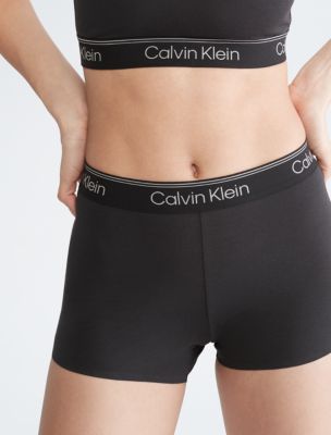 Calvin Klein Women's Modern Boxer Brief Underwear Qf7014 In Black