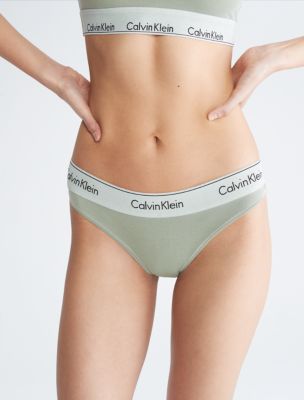 Calvin Klein Naturals Modern Cotton Mineral Dye Bikini Rust LG (Women's  12-14)