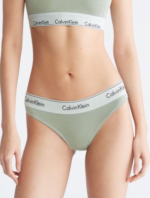 Calvin Klein Women's Modern Cotton Unilined Thong