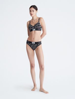 Calvin Klein 1996 Lightly Lined Bralette + Modern Bikini