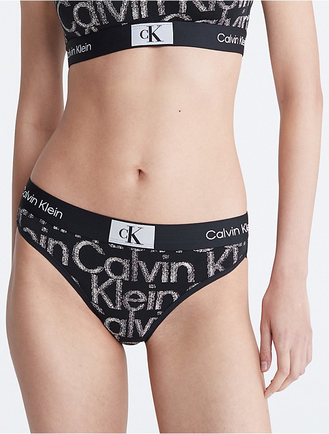 Calvin Klein 1996 V-Day Cotton Stretch Modern Bikini