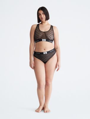 Calvin Klein 1996 Plus Size Lace Unlined Bralette + Modern Thong | Calvin  Klein® USA