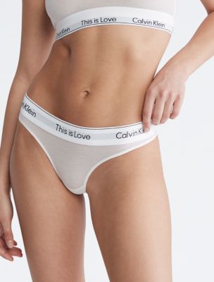 White | Thong Panties | Calvin Klein Women\'s