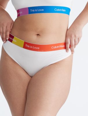 Centrum interval kandidat Pride This Is Love Plus Size Colorblock Thong | Calvin Klein